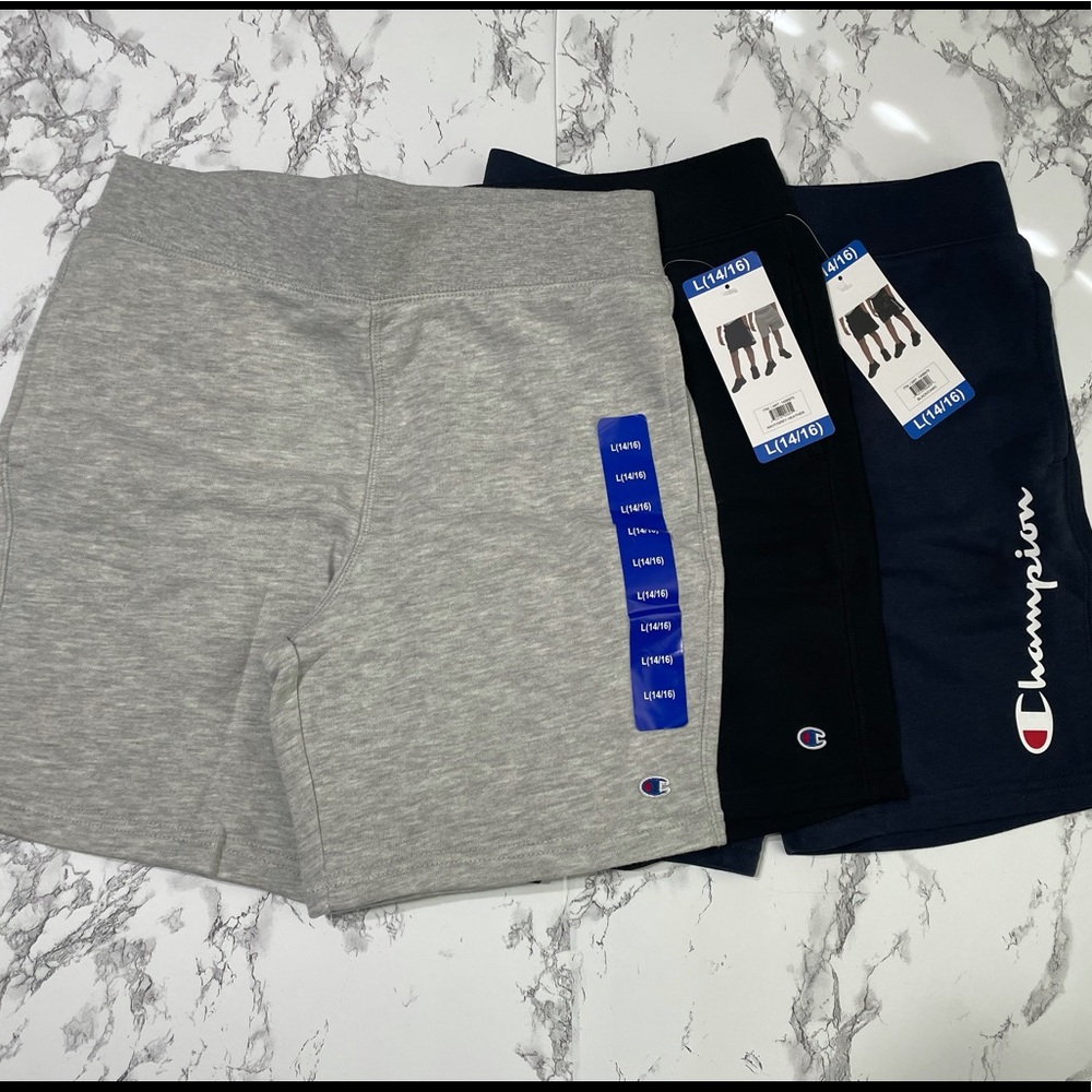 LOT of 3 pairs of Boys Champion Shorts
